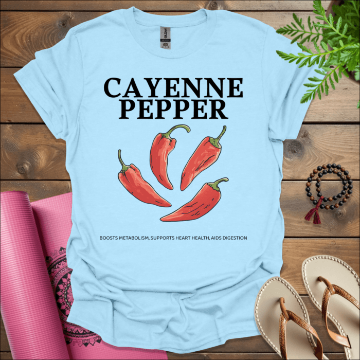 CAYENNE PEPPER: Boosts Metabolism, Supports Heart Health, Aids Digestion T-Shirt