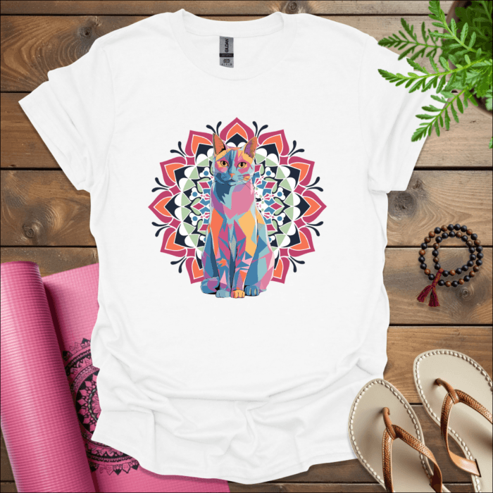 Cat mandala T-Shirt