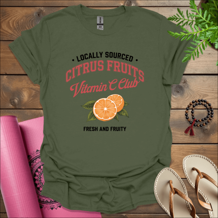 Locally sourced-Citrus Fruits-Vitamin C Club T-Shirt