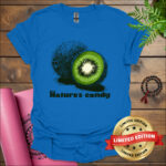 kiwi natures candy t shirt royal